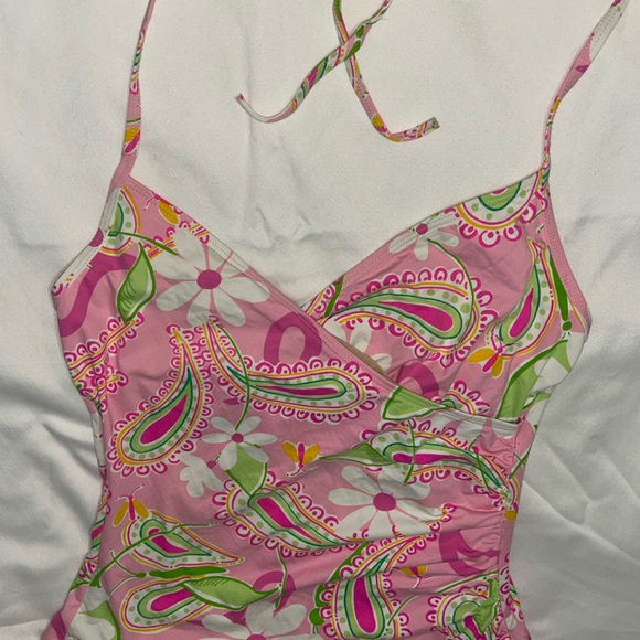 Vintage Lily Pulitzer original Paisley pink one piece swimsuit Lily Pulitzer - Picture 12 of 12